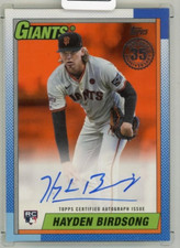 2025 TOPPS HAYDEN BIRDSONG AUTOGTAPH CARD【05/25】 SAN FRANCISCO GIANTS