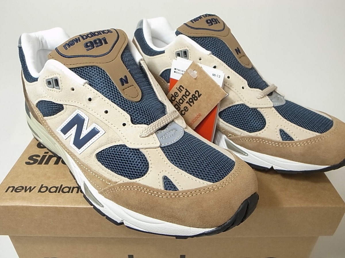 New Balance 991 Made In England Cappuccino カプチーノ NEW BALANCE M991SBN 991 NAVY BEIGE BROWN CAPPUCCINO MADE IN
