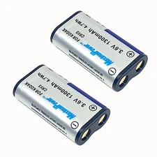 2-Pack BATTERIES for for Kodak DX6340, DX6440, CD33, Z650 Zoom, Z663 Zoom, Z700