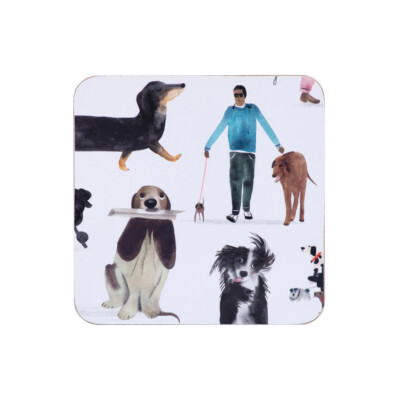 Maxwell & Williams GI0323 Untersetzerset 4-tgl. BEST FURRY FRIENDS 10,5 cm, M...
