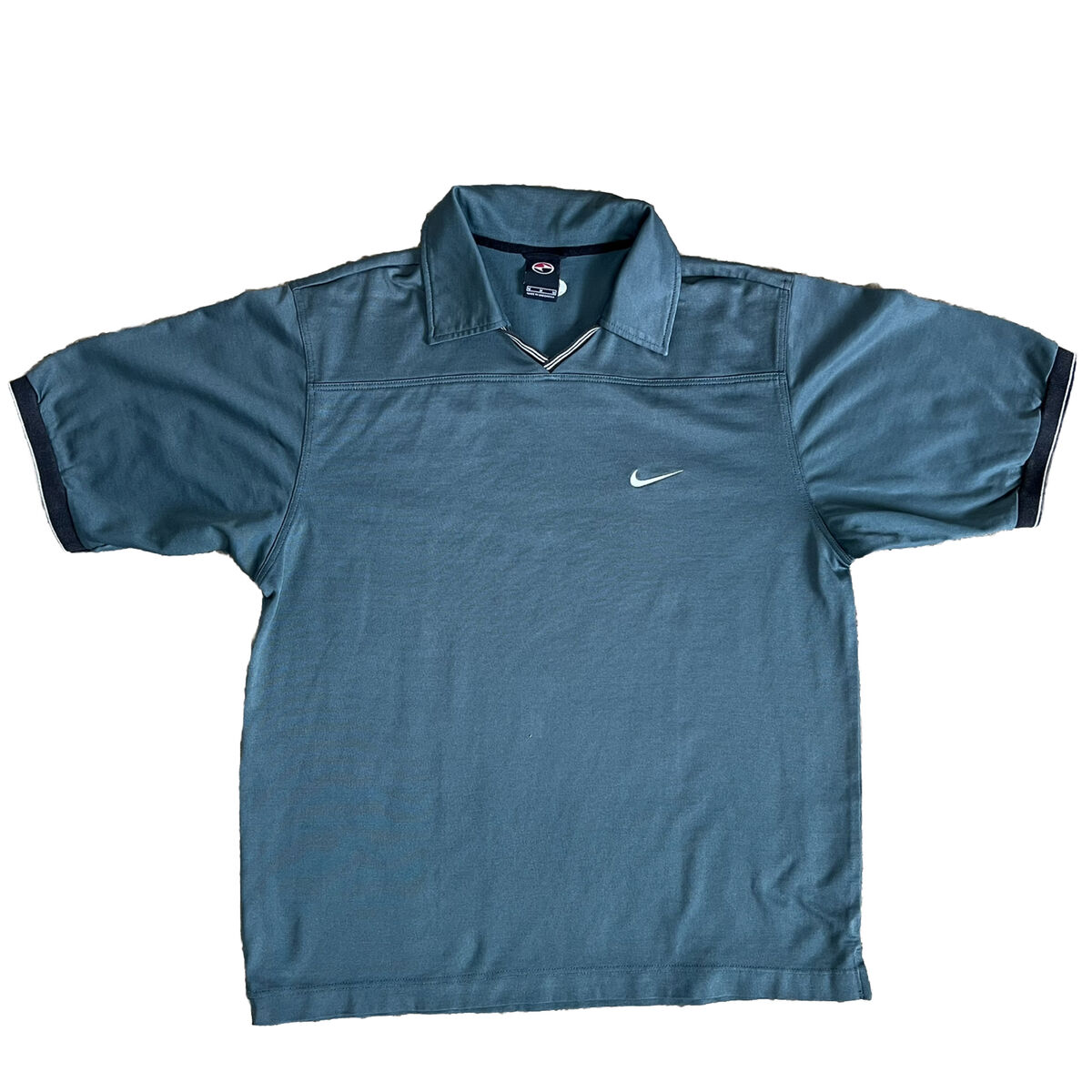 RARE* Vintage 90s Nike Tiger Woods Golf Green Polo Ying Yang RARE* Vintage 90s Nike Tiger Woods Golf Green Polo Ying Yang