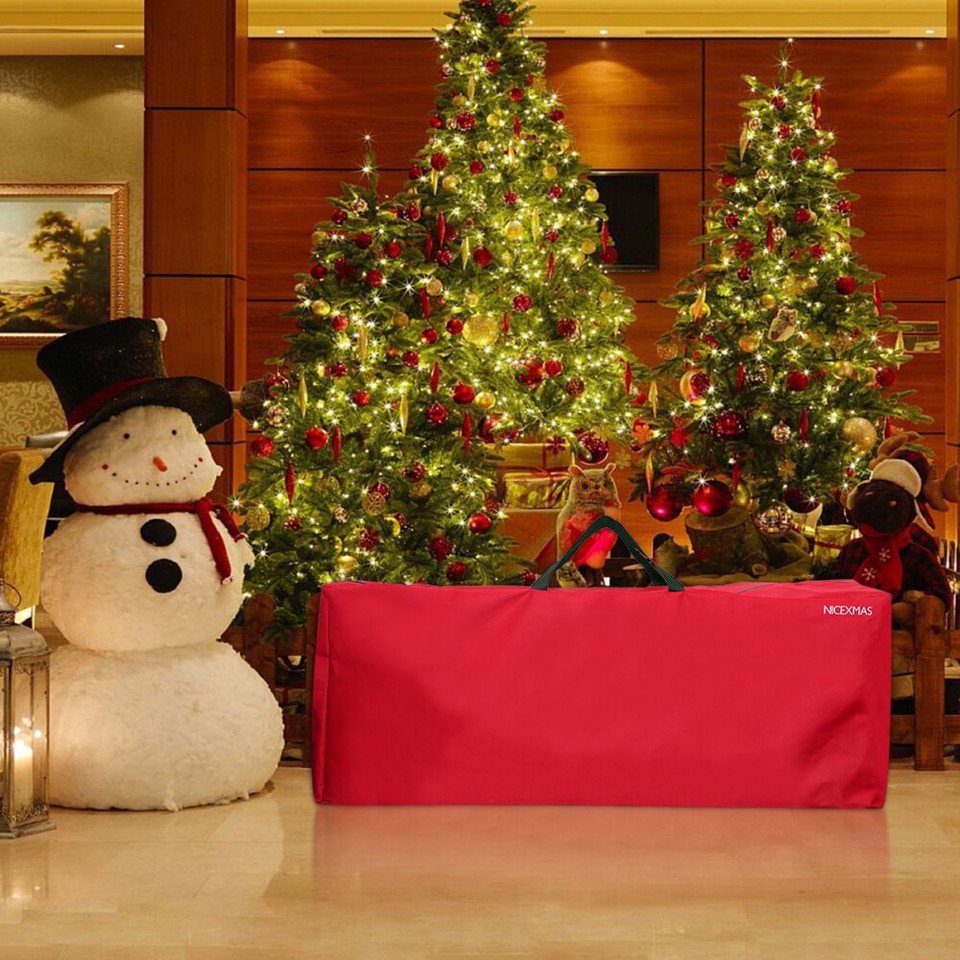 Christmas Tree Bag Oxford Cloth Xmas Tree Storage Bag Storage Box For