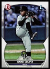 2023 Bowman Draft Isaiah Coupet #BD-37 BASEBALL Colorado Rockies 1st