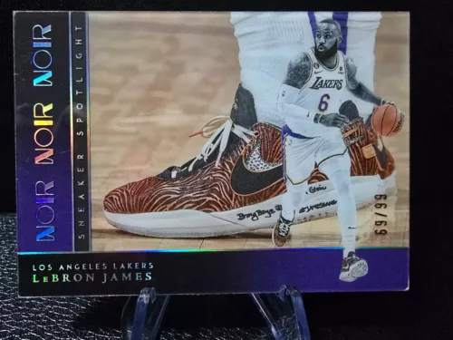 2023-24 Panini Noir Sneaker Spotlight /99 LEBRON JAMES #12
