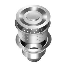 Double Bowl Composite Drop-in Kitchen Sink 2 Bowl Set Stainless Steel