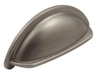 Pewter Finish Door / Drawer Cup Pull Handle / Knob | Kitchen Cupboard Cabinet