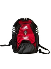 Adidas Stadium II Team Red Soccer Backpack 20" Red/Black Logo Patched