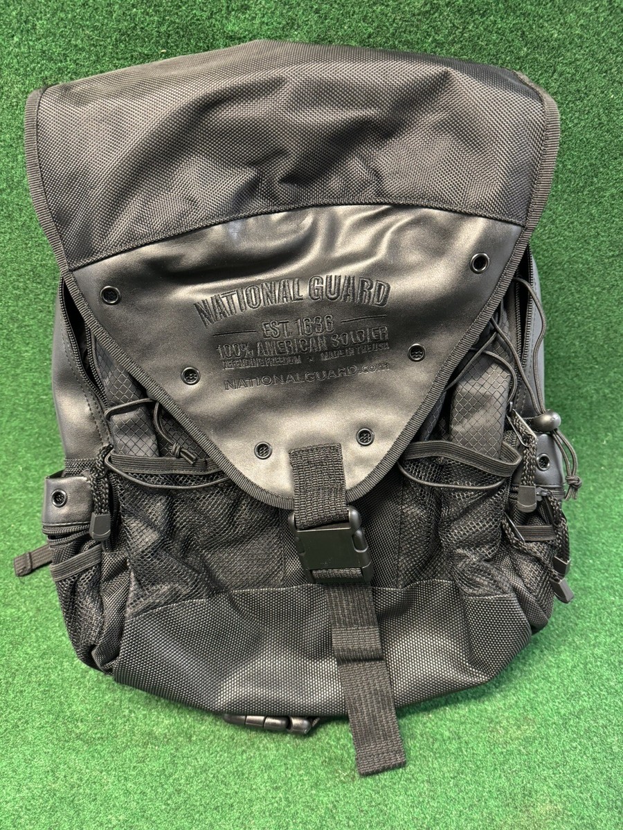National Guard Black Tactical Backpack Computer Laptop Bag s-l400.jpg main image 4