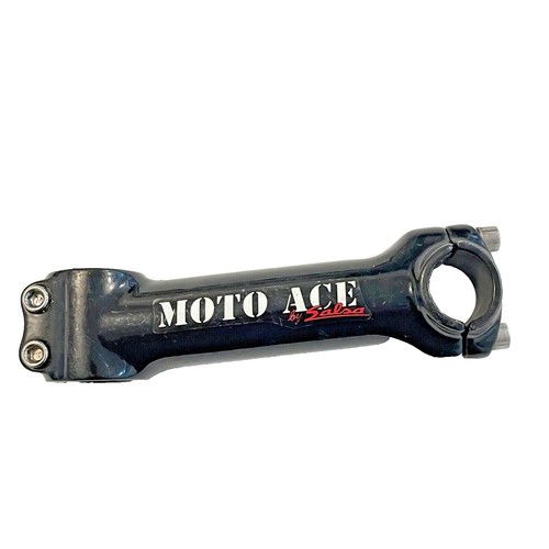 ビンテージ中古 Salsa ステム 黒 ラスタロゴ Vintage Salsa Moto Ace Alloy Cycling Stem 25.4mm Clamp, 130mm, 1 1