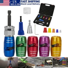 Wire Stripping&Twisting Tool Electrical Drill Wire Stripper Cable Nut Twister US