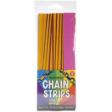 Hygloss Stick-A-Licks 100/Pkg-Chain Strips 1"X8", 177