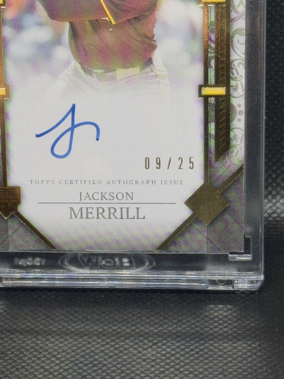 2024 Topps Transcendent Jackson Merrill Gold  Auto /25 RC RSA-JME
