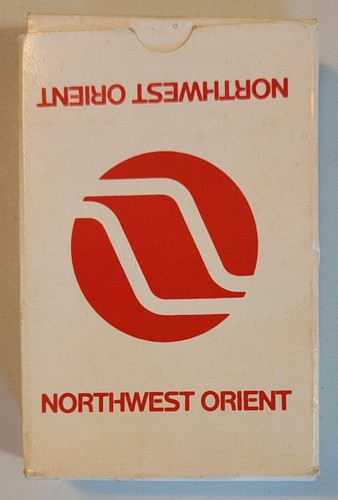 Northwest Orient Airlines Vintage Playing Cards Pre-1986 Used - Picture 3 of 6