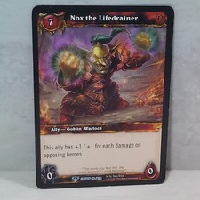 World Of Warcraft Crown Of The Heavens 116/198 Nox The Lifedrainer Rare TCG Card