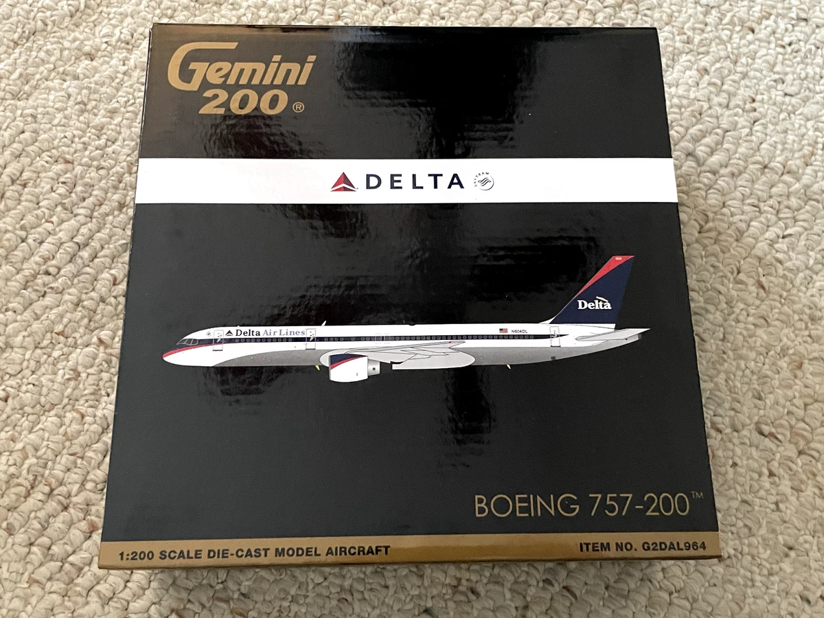 Avion Miniature GeminiJets Boeing 757 TWA, échelle 1:200, Die-cast, édition 2009, Rare