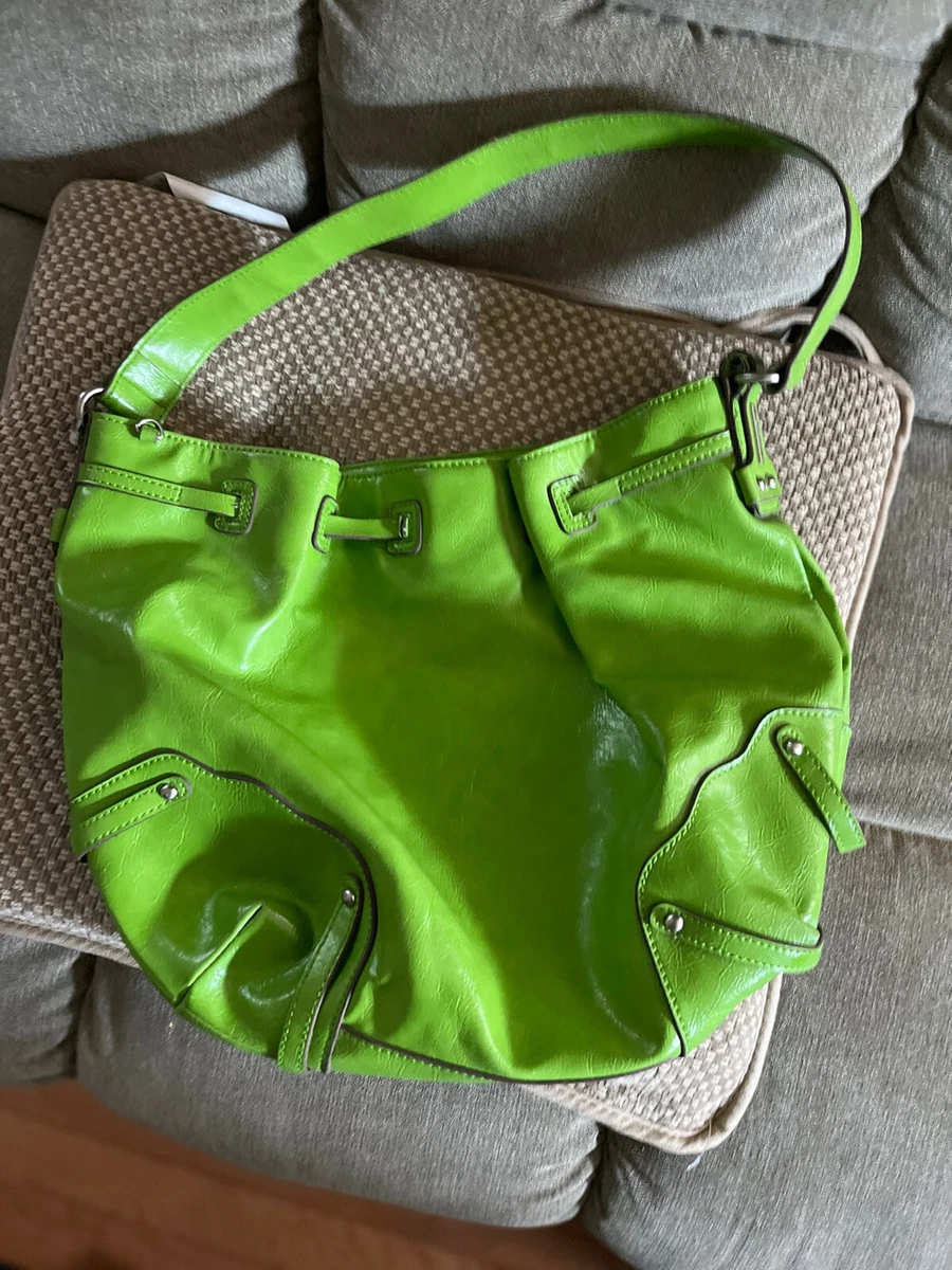 Leather Tote Bag Jess - Green