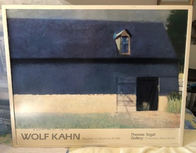 Wolf Kahn Barn In Half Light 1984 Poster Signed Lo Yi Chan The