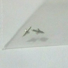 2 ILLINOIS 6/0 SIZE BALANCE STAFFS 47624 STYLE 3 SC CR PIVOT: 9 NOS -- BB-1148