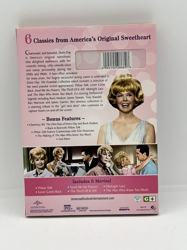 Doris Day The Essential Collection - DVD - 6 Movies Bonus Features New Sealed - Picture 2 of 2