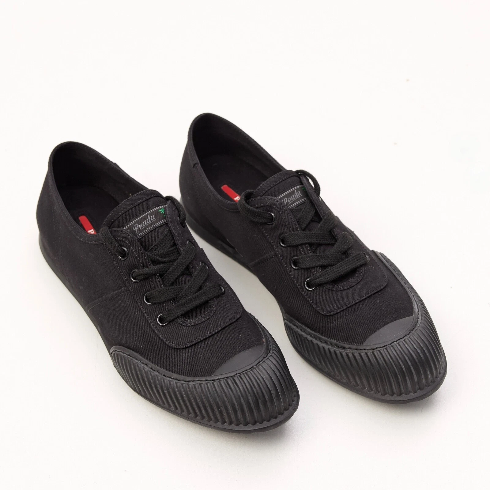 Sneakers Prada basse stringate nere taglia EU 40 US 10