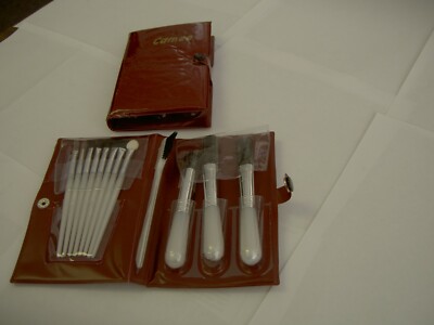 CAMEO MAKEUP BRUSH SET POWDER FOUNDATION EYEBROW BRUSH TOOLS WITH POUCH