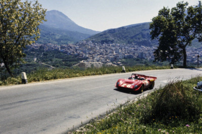Pietro Lo Piccolo Leandro Terra Ferrari Dino 206 S Targa Florio 1971 4x6 Photo
