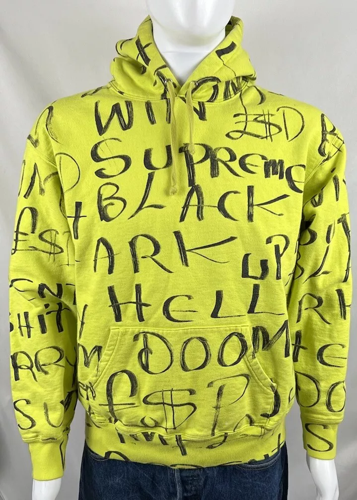 Sweat à capuche Supreme Yellow Ark FW20 taille M joli homme