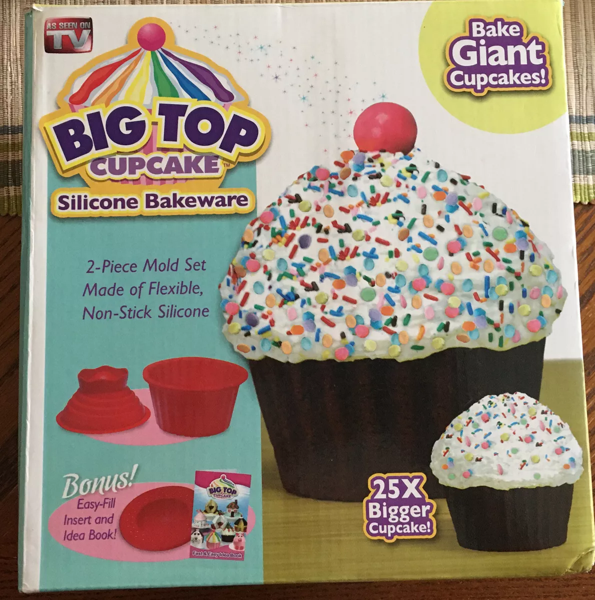 Big Top Cupcake Silicone Giant Cupcake Baking Mold 