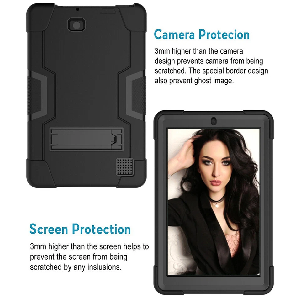 For RCA Cambio W101V2/RCA 10 Viking Shockproof Rugged Hard Armor Stand Case - Image 4 of 4