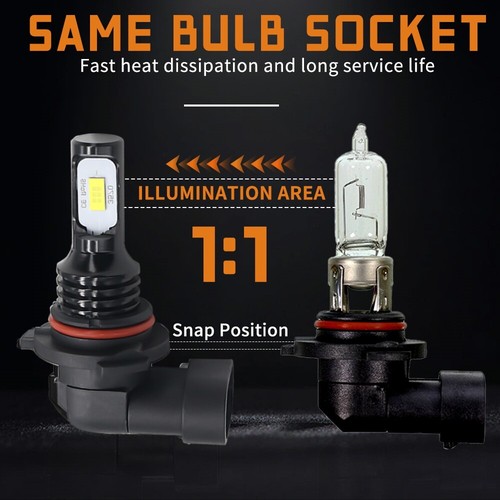 For Honda Civic Sedan 4-Door 2004-2015 10000K LED Headlights Bulbs Hi/Lo Lights - Picture 10 of 16