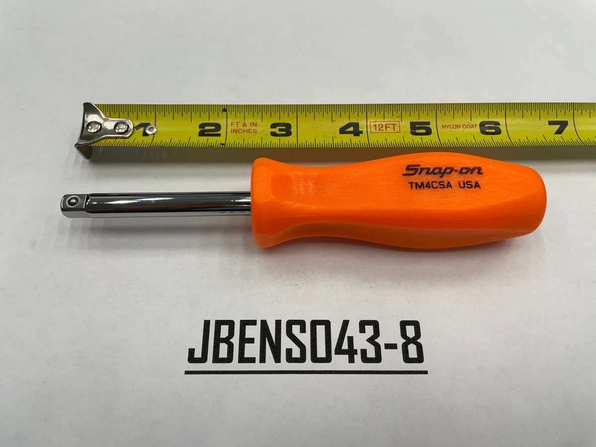 Snap-on Tools USA NEW ORANGE Hard Handle 1/4