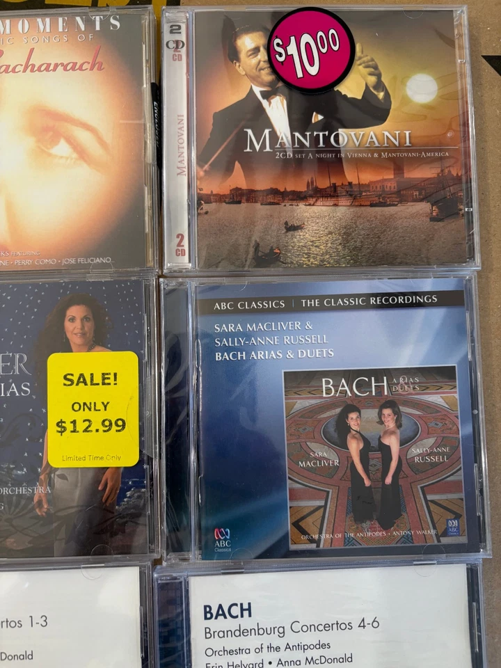 Bach cd mixed lot x 6 brand new sealed sara macliver , bach mantovani, magic mom - Image 3 of 4