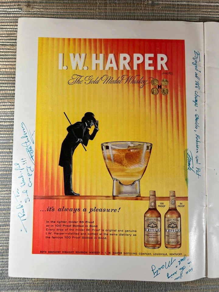 Vintage Sugar Ray Robinson vs Carmen Basilio Official Boxing Program 1957 - Image 3 of 4