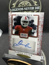 2021 Sage Premier Draft - Autographs Darius Clark #A208 Red (AU, RC)