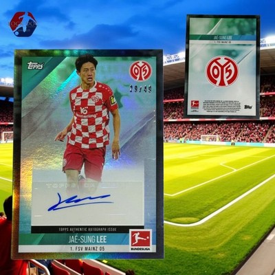 Topps Jae Sun Lee Auto /49 Numbered Mainz 05 Bundesliga Limited