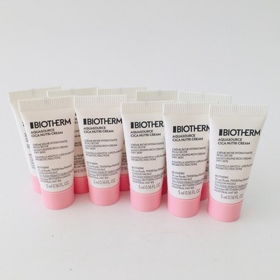 Biotherm Aquasource Cica Nutri Cream Rich Dry Skin 50ml ( 10 X 5ml ) NEW ORIGINAL BOX