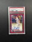 2024 Bowman Draft Chase Harlan 1st Chrome Red X-Fractor auto 3/5 PSA 9 BJFJW