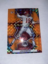 2022 Panini Mosaic Reactive Orange Prizm Len Dawson #237