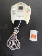 Sega Dreamcast OEM Controller HKT-7700 with Mega Memory Card