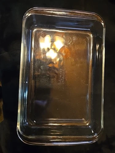 PYREX 233-N Vintage Clear Glass 3Qt Baking Casserole Dish 13x9x2 Inches