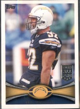 ERIC WEDDLE #8 2012 Topps San Diego Chargers NM