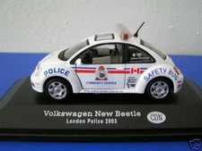 VOLKSWAGEN Beetle London POLICE 2003 1/43