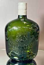 Vintage Suntory Whisky Bottle | Embossed Emer...
