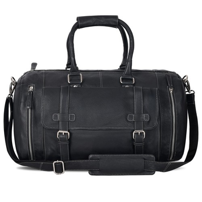 #ad Genuine Leather Duffle Bag for Men Vintage Weekender Travel Bag Overnight... $186.56