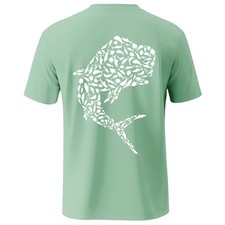 Fishing Shirts for Men Short Sleeve Sun Protection T Shirt UPF 50 Quick Dry ...