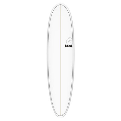 Surfboard TORQ Epoxy TET 7.8 V+ Funboard  Pinlines Mini Malibu