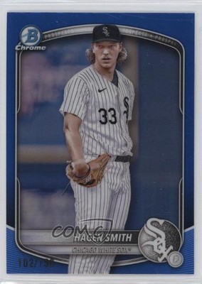 2025 Bowman Chrome Prospects Blue Refractor 102/150 Hagen Smith #BCP-44 1k9t