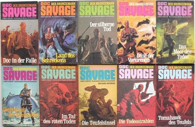 Doc Savage TB Taschenbuch Band 11-20 in Z1 bis Z2+