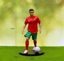 ✅Ronaldo Portugal Pvc 18cm Collector Football Action Figure