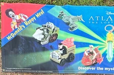 2001 McDonald's Happy Meal Walt Disney Atlantis Lost Empire 95x30" Banner READ